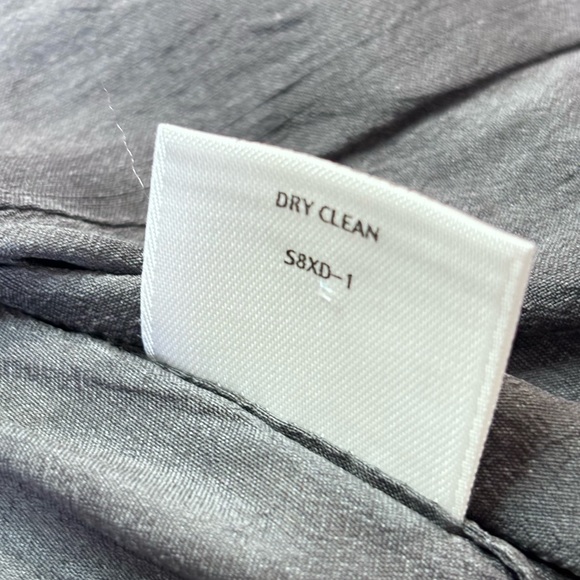 EILEEN FISHER Women’s Gray Silk Blazer Sz M - Picture 6 of 6